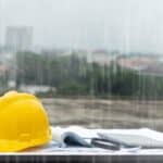 Manufacturing helmet in the rain